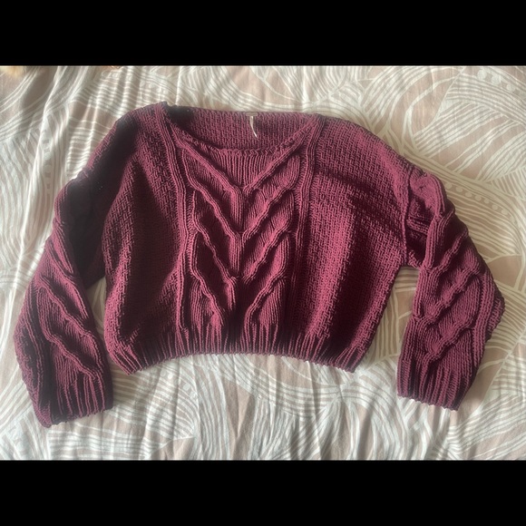 Free People Sweaters - Free People Cropped Knit Sweater